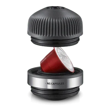 WACACO Nanopresso Portable Espresso Machine Black + NS Adapter - Tashqila WACACO Nanopresso Portable Espresso Machine Black + NS Adapter - Tashqila
